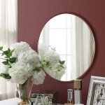 CasaGold Round Wall Steel Mirror