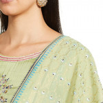 Women's Rayon Kurta, Trouser & Duppata