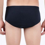 Men Pack Of 3 Blue Solid Basic Briefs