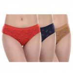 Women Boy Short Multicolor Panty